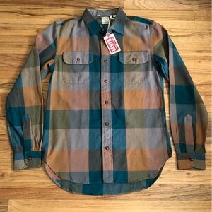 Levi’s LVC Levi’s Vintage Clothing Longhorn Shirt button front plaid size small